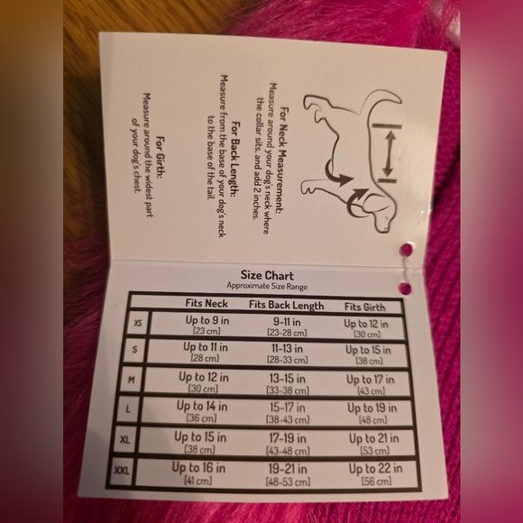 Fluffy Pink Dog Sweater - Picture 4 of 4